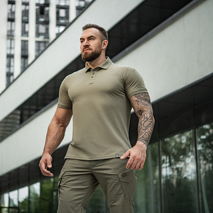 M-Tac поло Basic 65/35 Tan– Мілітарист - зображення 7