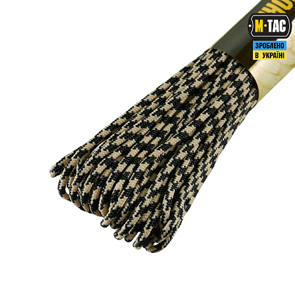 M-Tac паракорд Minicord 15m Black/Sand– Мілітарист - зображення 3