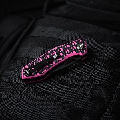 M-Tac ніж складний Type 12 Skull Black/Pink– Мілітарист - зображення 18