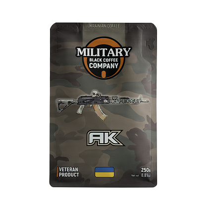 Military Black Coffee Company меленая AK-Бразилия Бурбон– Милитарист - фото 2