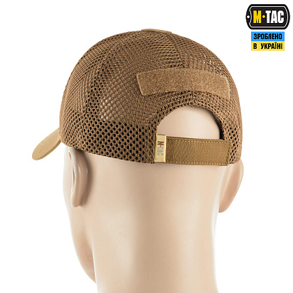 M-Tac бейсболка тактична з сіткою Elite Flex Coyote Brown– Мілітарист - зображення 3