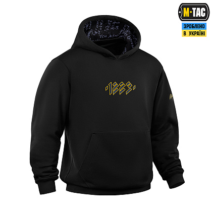 M-Tac кофта Hoodie 1223 Embroidery Cotton Hard Black– Мілітарист - зображення 4