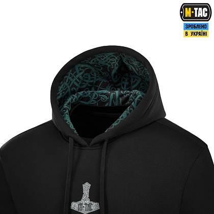 M-Tac кофта Hoodie Ragnarok Cotton Hard Black– Милитарист - фото 6
