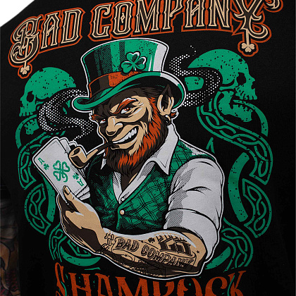 Bad Company футболка Shamrock Shark black– Мілітарист - зображення 2