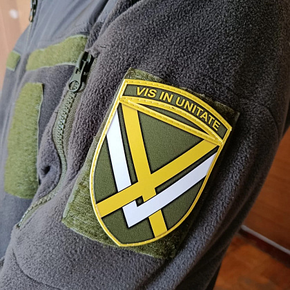 Шеврон ПВХ ЗСУ 15 армійський корпус Сухопутних військ– Милитарист - фото 3