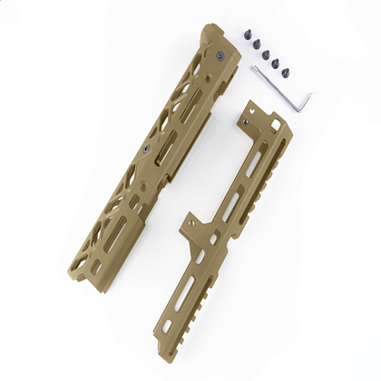 Крук M-Lock цівка довга для АКС-74У довга верхня накладка Coyote (1U044B)– Мілітарист - зображення 14