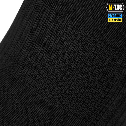 M-Tac шкарпетки Tactical Socks Cotton 67% Black– Мілітарист - зображення 6