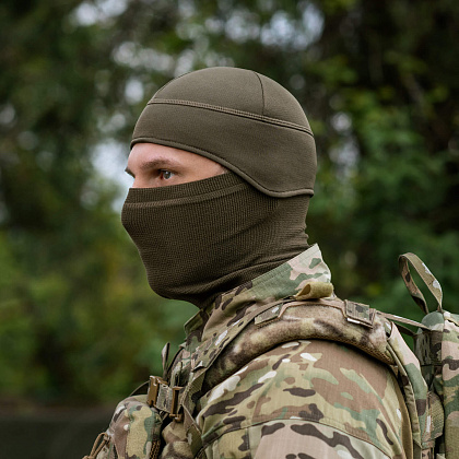 M-Tac шапка-підшоломник Gen.II мікрофліс ріп-стоп Dark Olive– Мілітарист - зображення 12