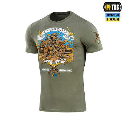 M-Tac футболка Reconquista Light Olive– Милитарист - фото 1