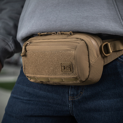 M-Tac сумка City Waist Bag з липучкою Lite-C Elite Coyote– Мілітарист - зображення 11