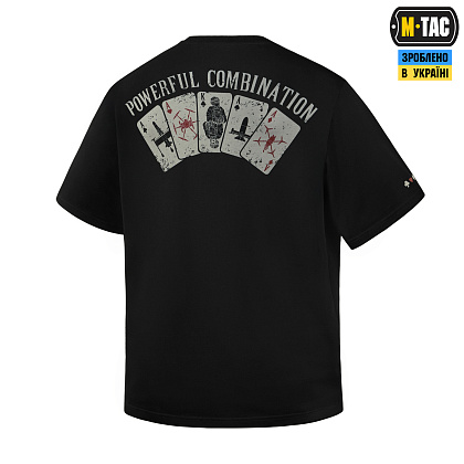 M-Tac футболка Powerful Combination Cotton Hard Black– Мілітарист - зображення 5