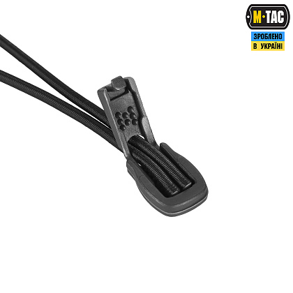 M-Tac шнурки Elastic Shoelaces Black 120 см– Мілітарист - зображення 3
