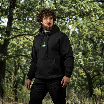 M-Tac кофта Hoodie Ragnarok Night Vision Cotton Hard Black– Мілітарист - зображення 16