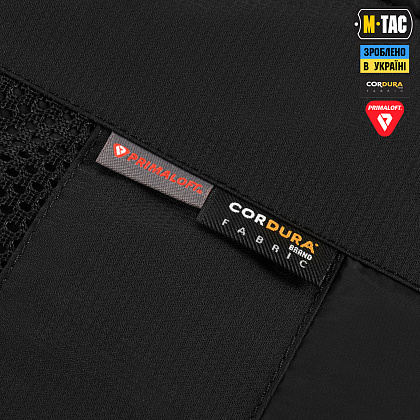M-Tac куртка зимова Alpha Basic Primaloft Black– Мілітарист - зображення 6