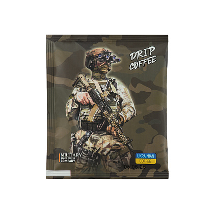 Military Black Coffee Company дріп-кава AK-Бразілія– Мілітарист - зображення 2