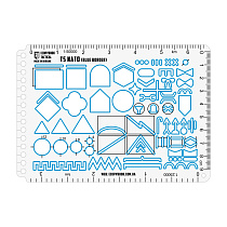 Ecopybook Tactical набор линеек TS+M А6 (синий кант)– Милитарист