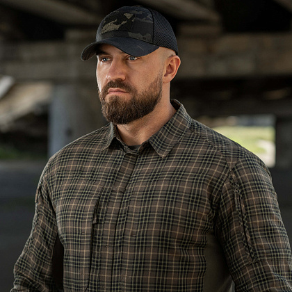 M-Tac сорочка Tactical Cotton Shirt Black/МС– Мілітарист - зображення 13
