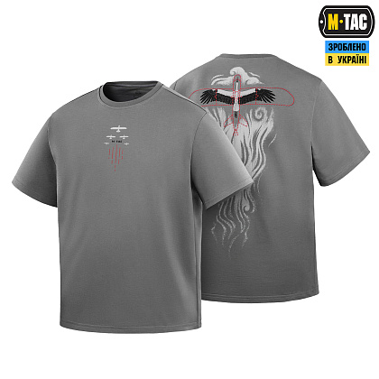 M-Tac футболка Leleka Cotton Hard Light Grey– Мілітарист - зображення 1