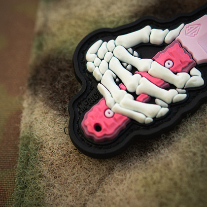 M-Tac нашивка Skeleton Knife PVC Pink– Милитарист - фото 10