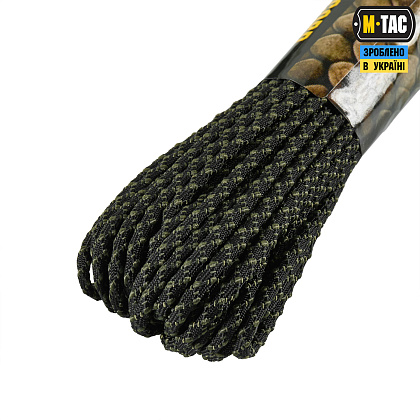 M-Tac паракорд Dragon Cord 15m Black/Ranger Green– Мілітарист - зображення 3