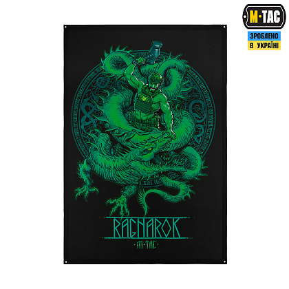 M-Tac банер Ragnarok Night Vision 900x1300 Black– Мілітарист - зображення 1