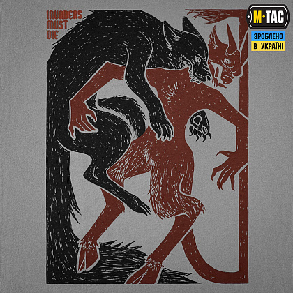 M-Tac футболка Yarchuk Cotton Hard Oversize Light Grey– Мілітарист - зображення 7