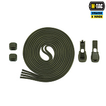 M-Tac шнурки Elastic Shoelaces Ranger Green 120 см– Мілітарист