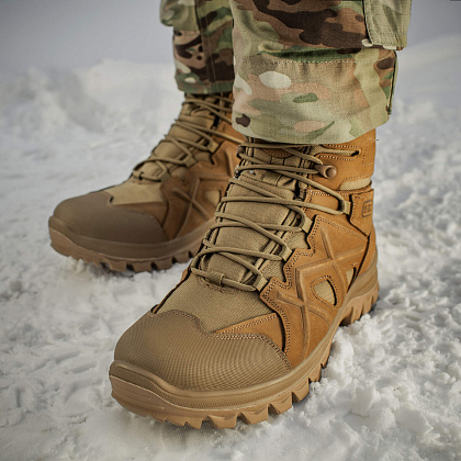 M-Tac ботинки полевые с утеплителем Winter Cross Coyote– Милитарист - фото 17