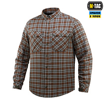 M-Tac сорочка Lumberjack Cotton Shirt Brown/Grey– Мілітарист