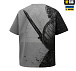 M-Tac футболка Warrior Oversize Light Grey– Милитарист - миниатюра 5
