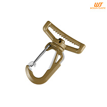 Woojin Plastic карабин Ultra Metal Hook 38mm Coyote– Милитарист