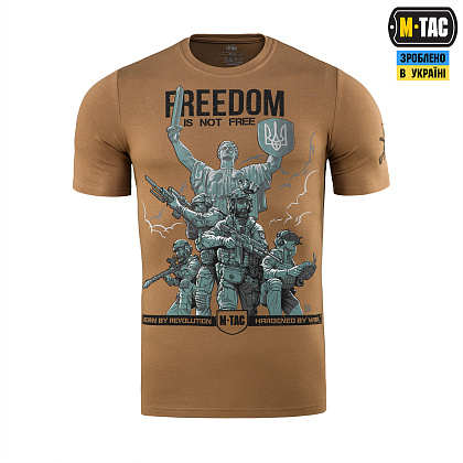 M-Tac футболка Freedom Coyote Brown– Мілітарист - зображення 2