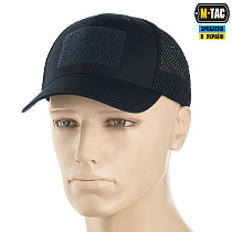 M-Tac бейсболка тактическая с сеткой Elite Flex Dark Navy Blue– Милитарист