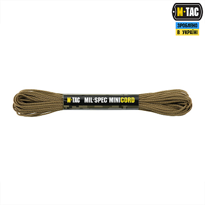 M-Tac паракорд Minicord Mil-Spec 15m Coyote– Мілітарист - зображення 1
