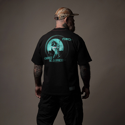 R3ICH футболка Embrace for darkness Black - зображення 2 R3ICH футболка Embrace for darkness Black– Мілітарист - зображення 2