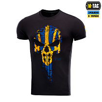 M-Tac футболка Месник Black/Yellow/Blue– Мілітарист