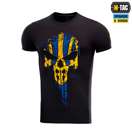 M-Tac футболка Месник Black/Yellow/Blue– Милитарист - фото 1