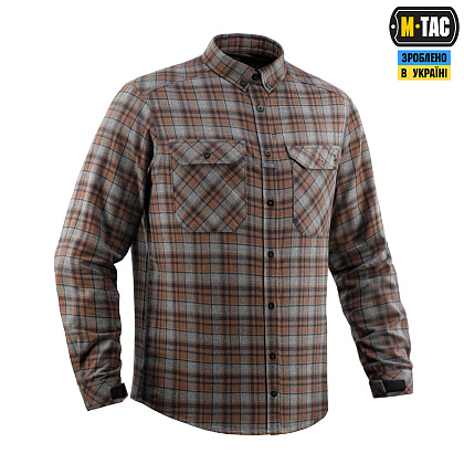 M-Tac рубашка Lumberjack Merino Cold Weather Grey/Brown– Милитарист - фото 3