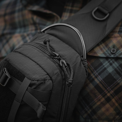 M-Tac сумка Sling Civilian Lite-NR Black– Милитарист - фото 22