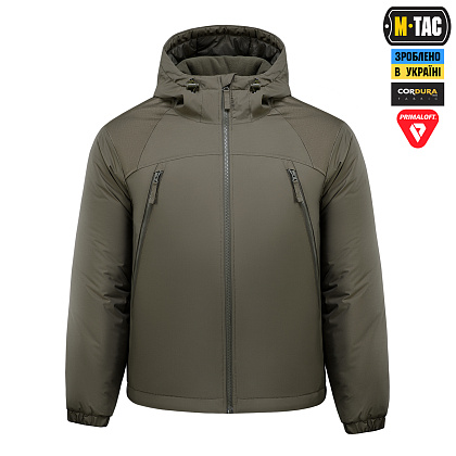 M-Tac куртка зимова Alpha Basic Primaloft Dark Olive– Мілітарист - зображення 2