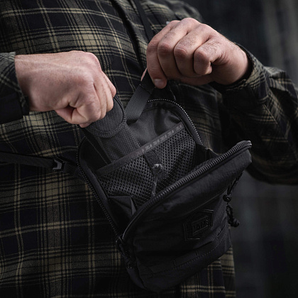 M-Tac сумка Pocket Bag Hardsling Lite-C Elite Black– Мілітарист - зображення 33