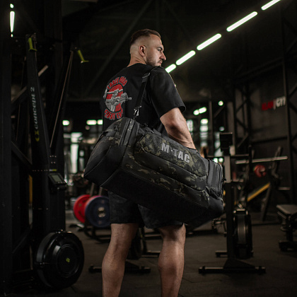 M-Tac сумка-баул Sport 70л Elite Multicam Black– Мілітарист - зображення 21
