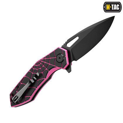 M-Tac ніж складний Type 12 Spider Web Black/Pink– Мілітарист - зображення 5