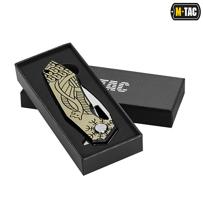 M-Tac ніж складний Type 12 Scandinavian Black/Sand– Мілітарист - зображення 9