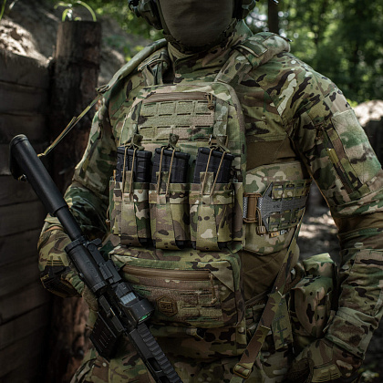 M-Tac плитоноска Cuirass Tiger Elite 2 класс защиты (размер плиты M) Multicam– Милитарист - фото 10