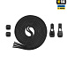 M-Tac шнурки Elastic Shoelaces Black 120 см– Мілітарист - мініатюра 1