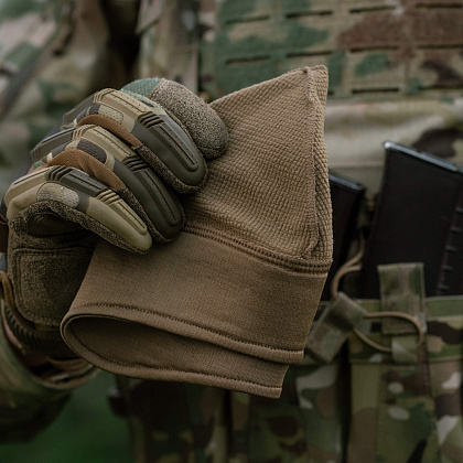 M-Tac шапка-підшоломник Gen.II мікрофліс ріп-стоп Tan– Мілітарист - зображення 17