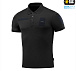 M-Tac поло Elite Tactical Coolmax Black/Dark Navy Blue– Мілітарист - мініатюра 1