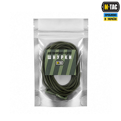 M-Tac шнурки Elastic Shoelaces Ranger Green 120 см– Мілітарист - зображення 7