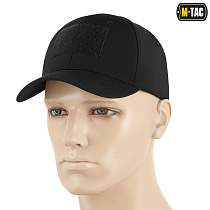 M-Tac бейсболка з липучкою Flex ріп-стоп Black– Мілітарист